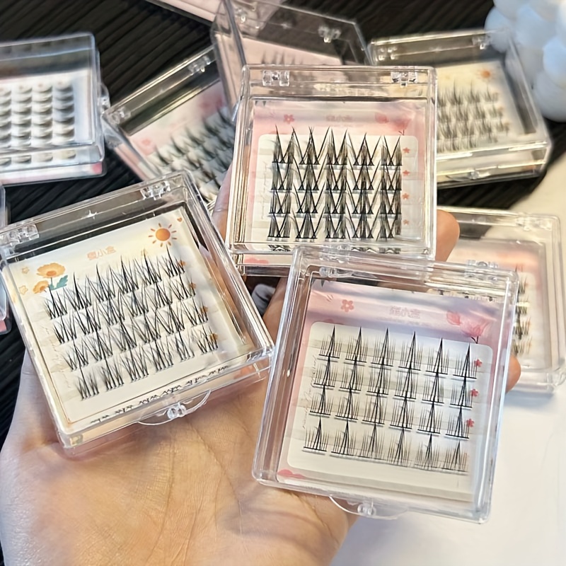 Eyelash Extension C Curl - Mixiaohe 16Styles Korean Natural Cluster Lashes