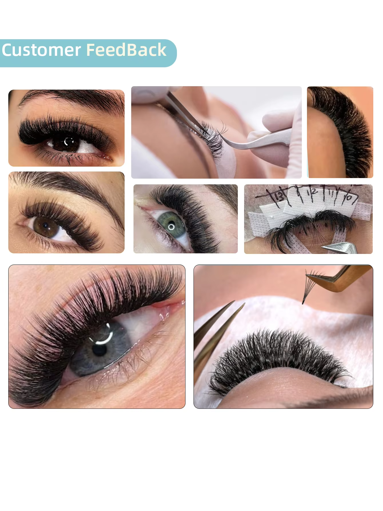 6D 8D 10D LC lashPre-made Volu - Eyelash Extension C Curl recensione e prezzo