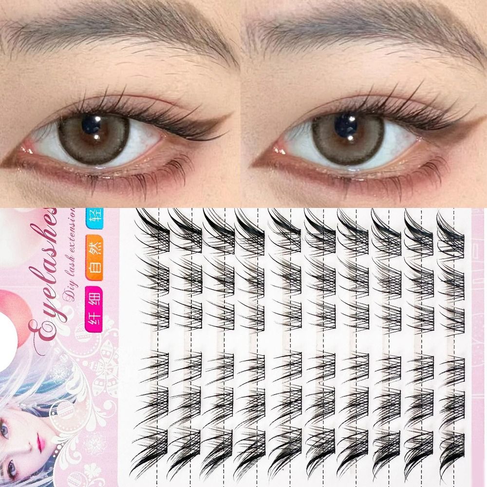 3D Cat Eye Clusters Lashes Man - Eyelash Extension C Curl recensione e prezzo