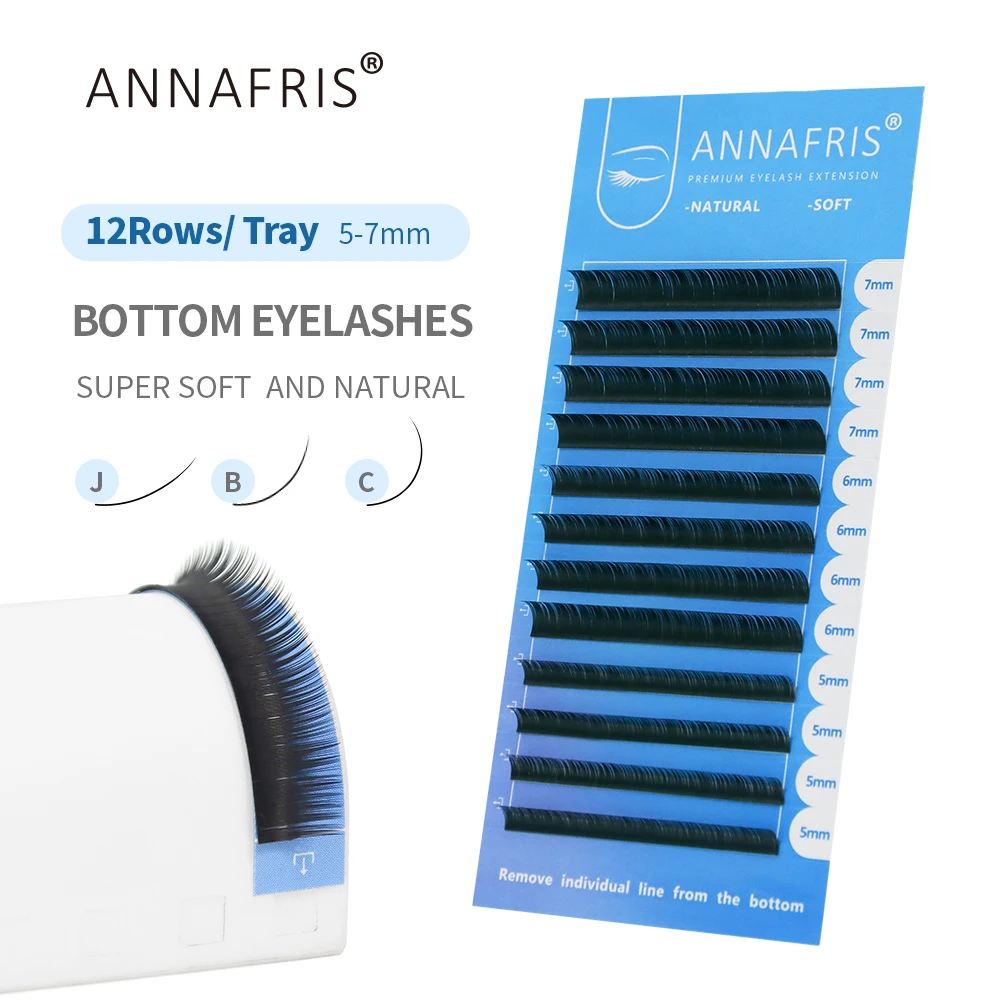 ANNAFRIS Lower Lashes 5-7mm Mi - Eyelash Extension C Curl recensione e prezzo