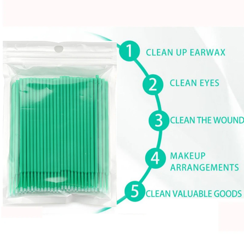 50/100PCS Disposable Micro Bru - Eyelash Extension Remover recensione e prezzo