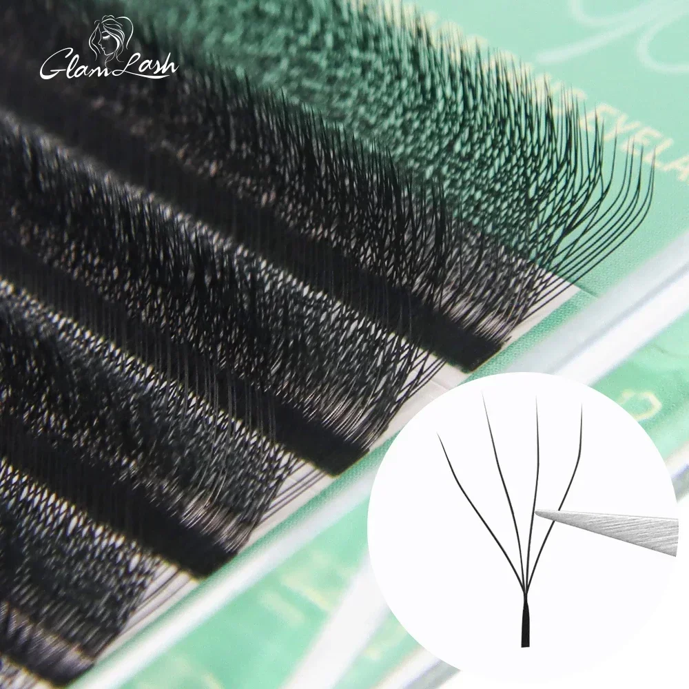 GLAMLASH W Shape Bloom 3D 4D 5 - Eyelash Extension C Curl recensione e prezzo