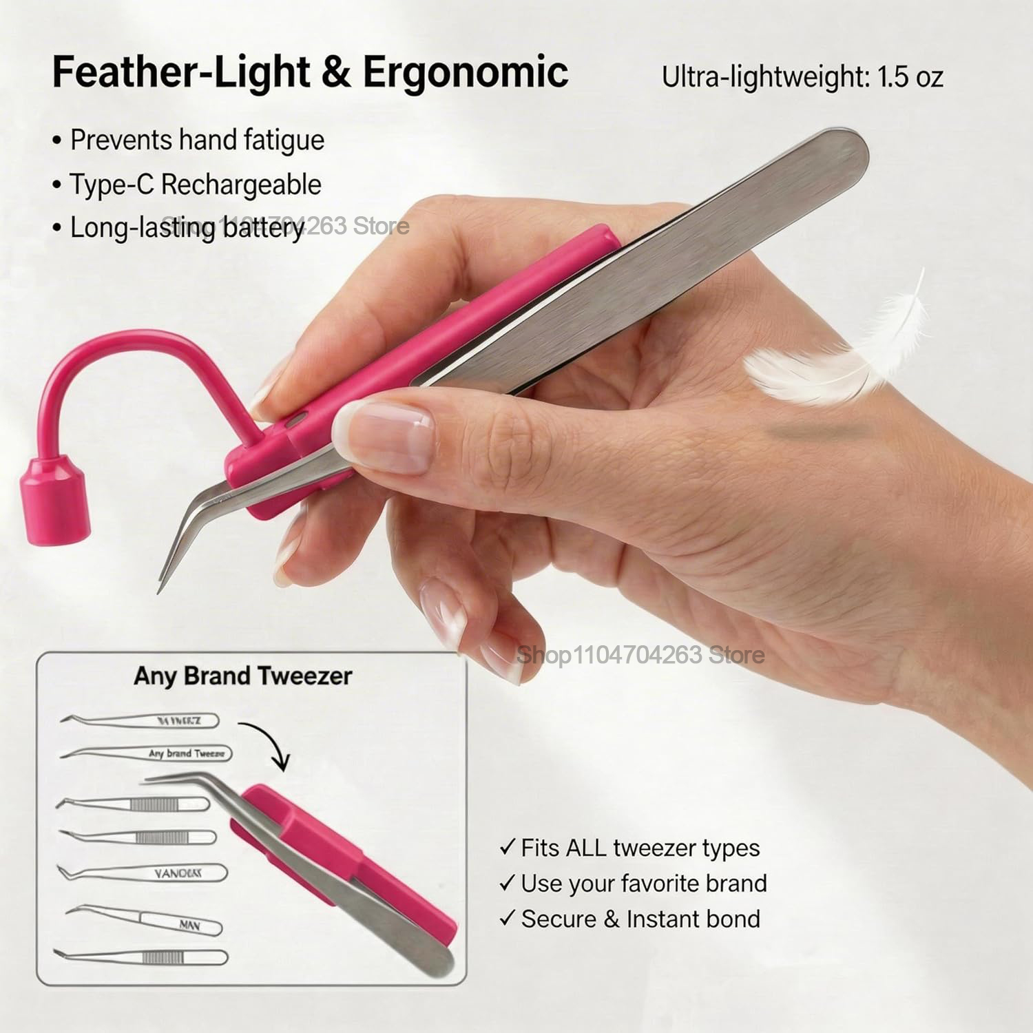 Mini UV Lash Light 180° Rotati - Eyelash Extension Led recensione e prezzo