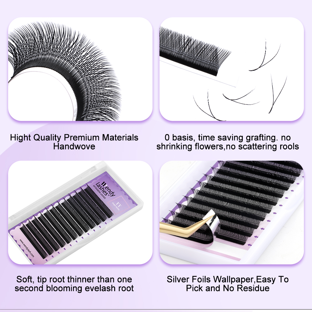 Wendy Lashes YY Shape Eyelash  - Eyelash Extension C Curl recensione e prezzo