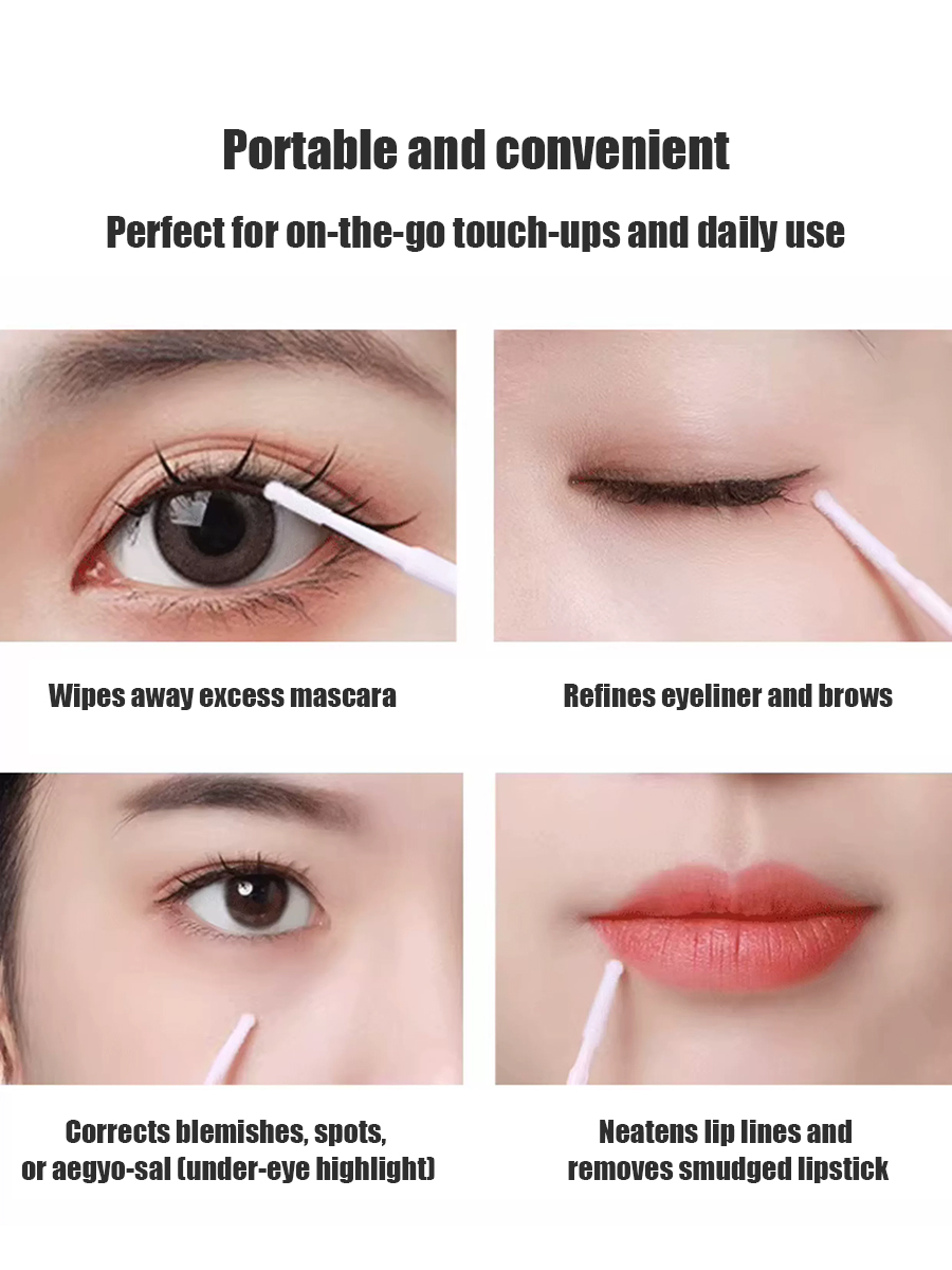 Disposable Long Cotton Swabs E - Eyelash Extension Remover recensione e prezzo