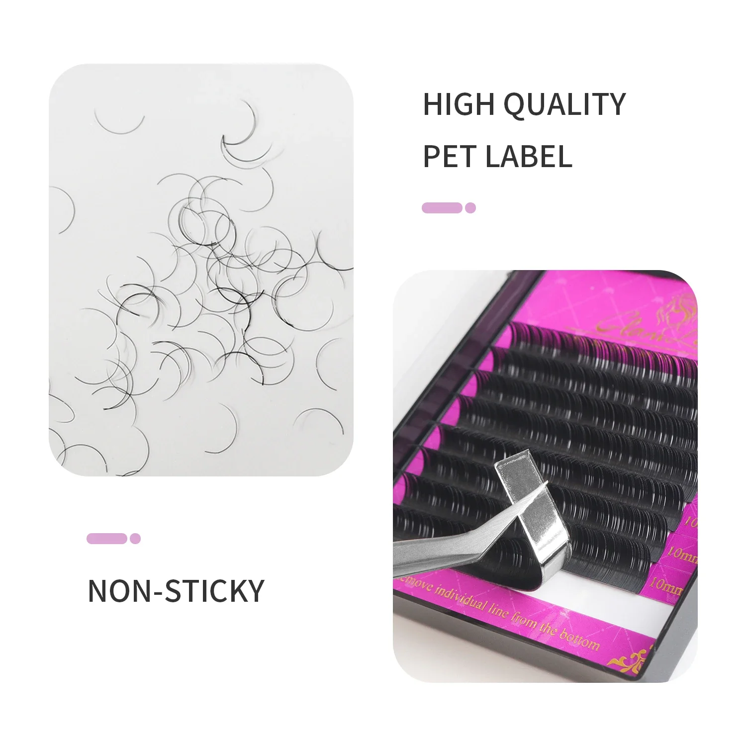 GLAMLASH Wholesale 16Rows BCCC - Eyelash Extension C Curl recensione e prezzo
