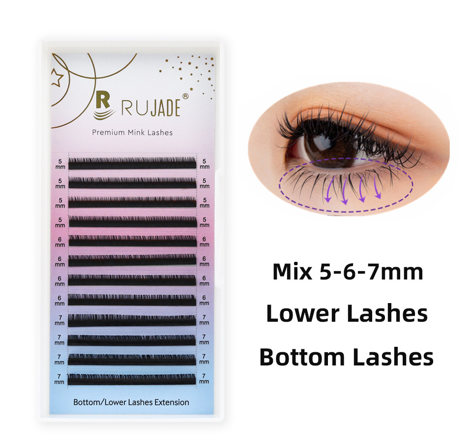 Lower Lashes Mix 5 6 7mm Botto - Eyelash Extension C Curl recensione e prezzo