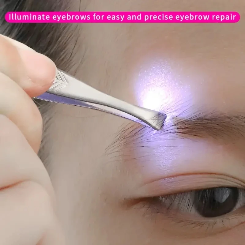 1/2pcs Eyebrow Tweezer with LE - Eyelash Extension Led recensione e prezzo