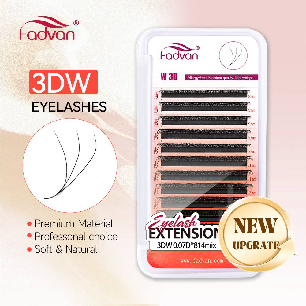 FADVAN 3D Lashes W Shaped Eyel - Eyelash Extension C Curl recensione e prezzo