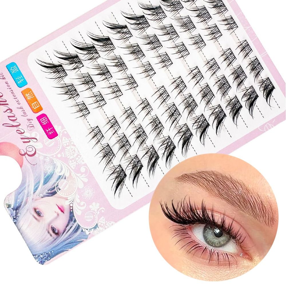 3D Cat Eye Clusters Lashes Nat - Eyelash Extension C Curl recensione e prezzo