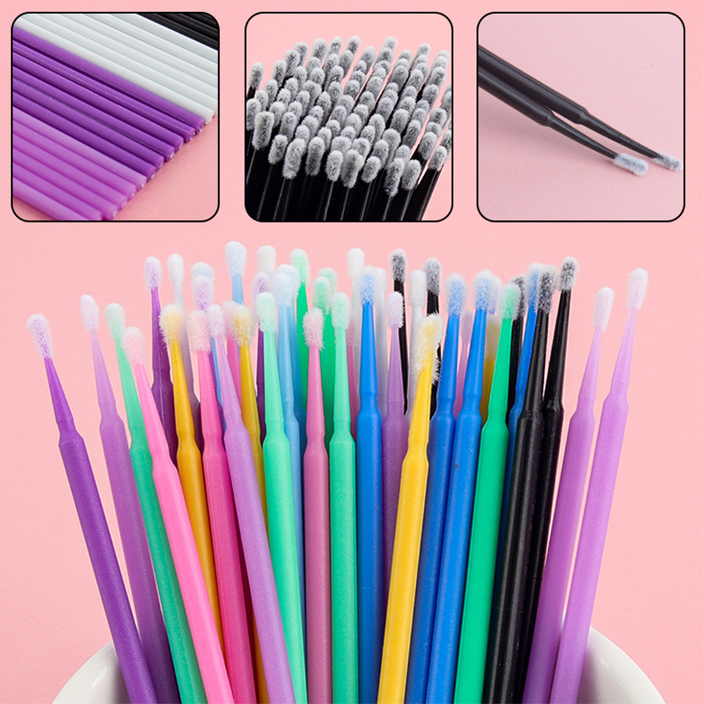 500/1000PCS Micro Brushes Eyel - Eyelash Extension Remover recensione e prezzo