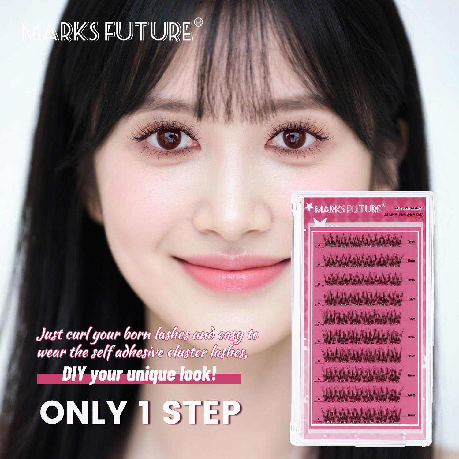 Self-Adhesive False Eyelashes  - Eyelash Extension C Curl recensione e prezzo