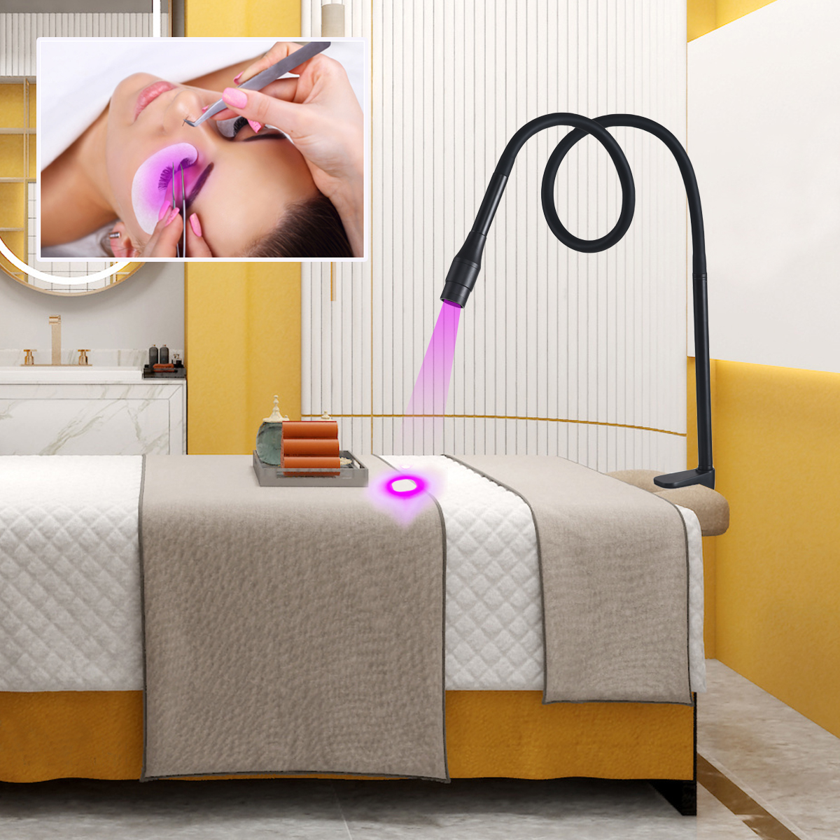 Foot Pedal Gel Flash Cure Eyel - Eyelash Extension Led recensione e prezzo