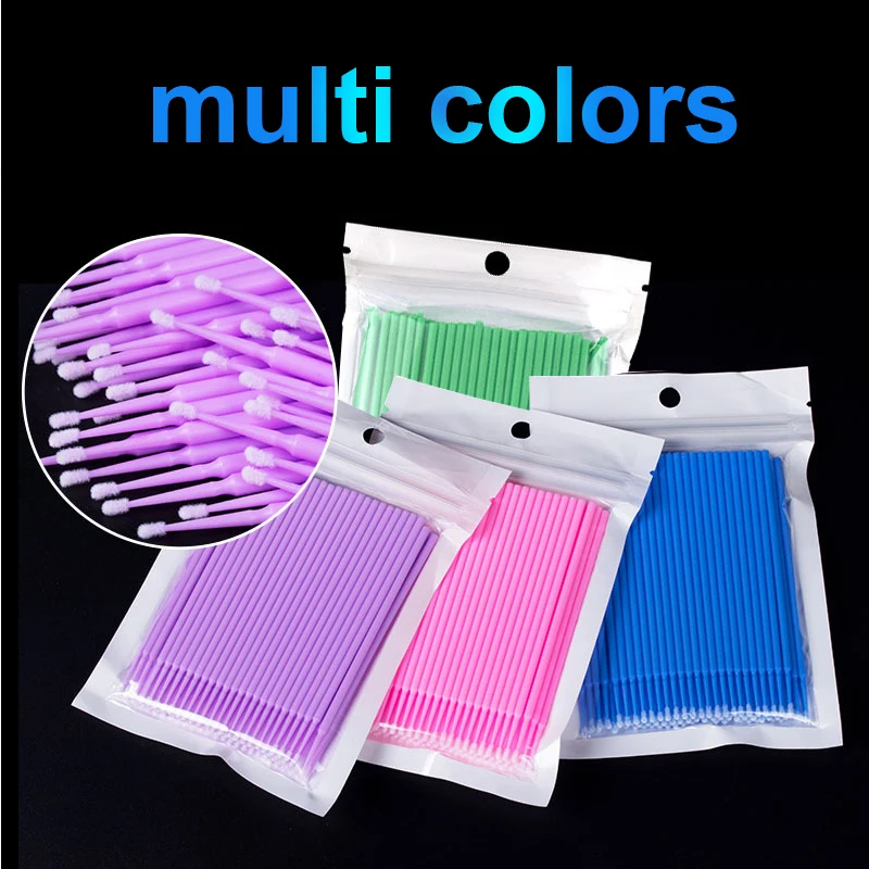 100Pcs Eyelash Cleaning Brush  - Eyelash Extension Remover recensione e prezzo