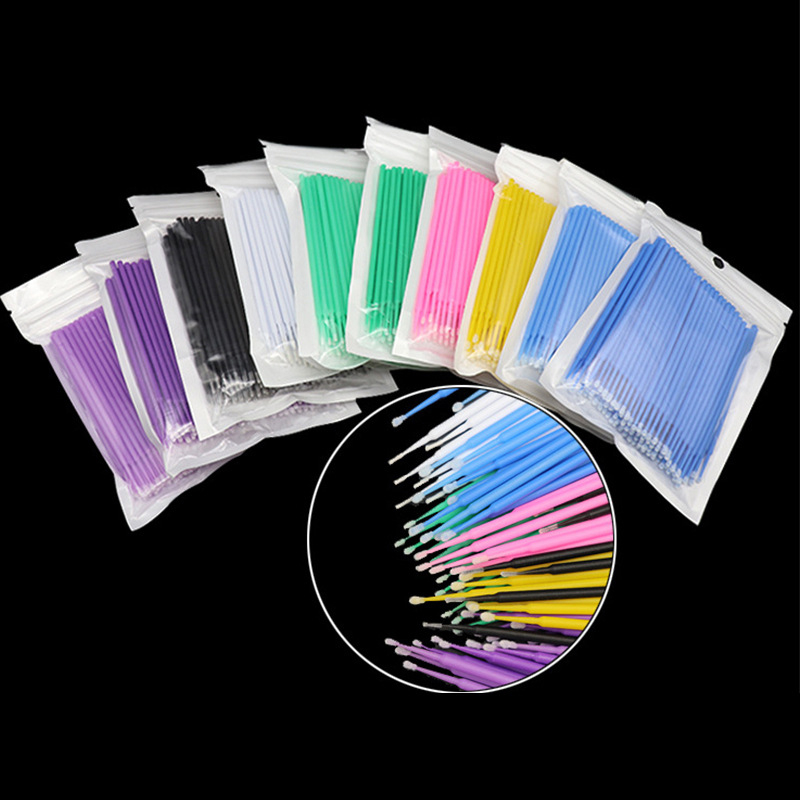 100Pcs Eyelash Cleaning Brush  - Eyelash Extension Remover recensione e prezzo