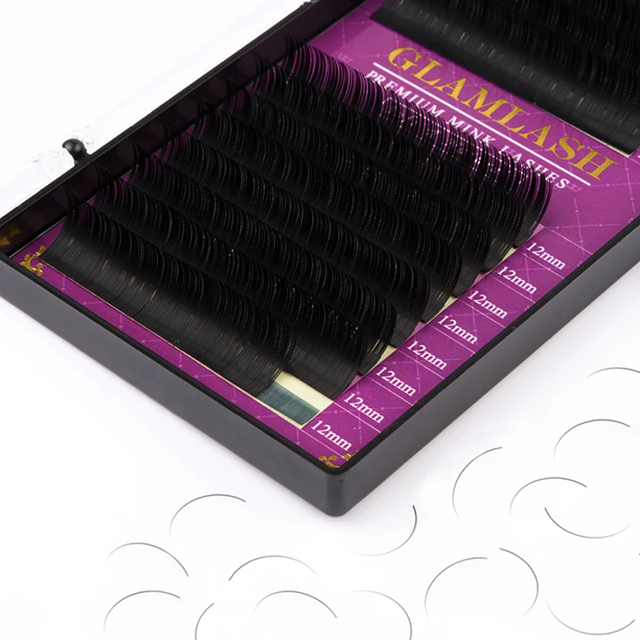 GLAMLASH wholesale 16Rows High - Eyelash Extension C Curl recensione e prezzo