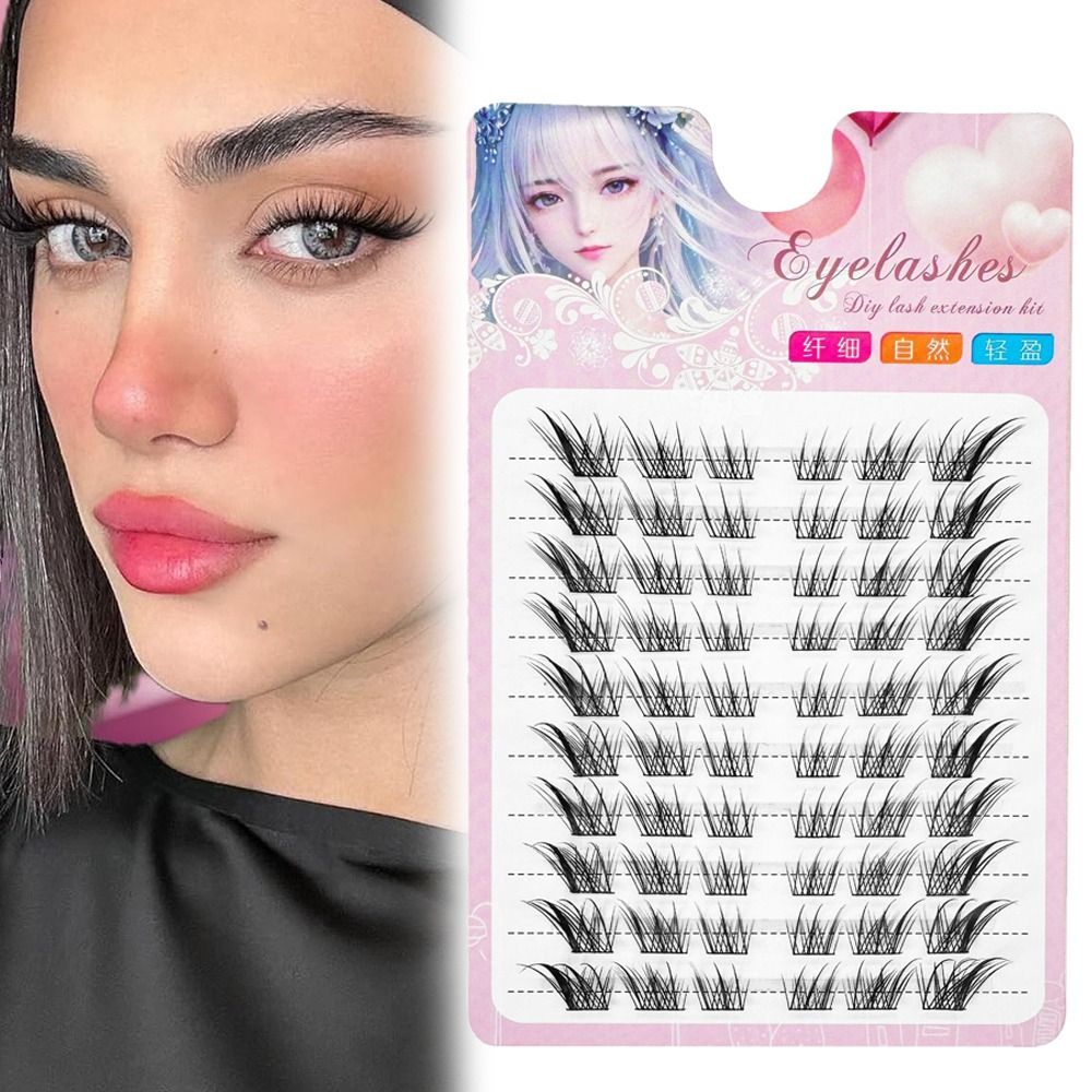 Women Beauty 3D Cat Eye Cluste - Eyelash Extension C Curl recensione e prezzo